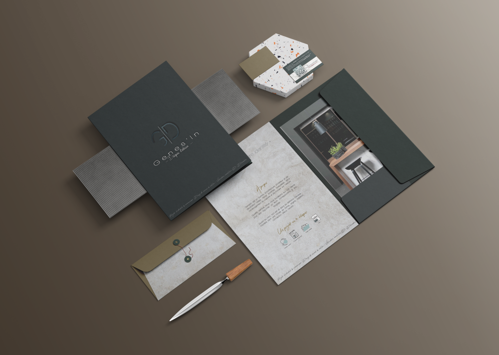 Genes'In Stationery Mockup