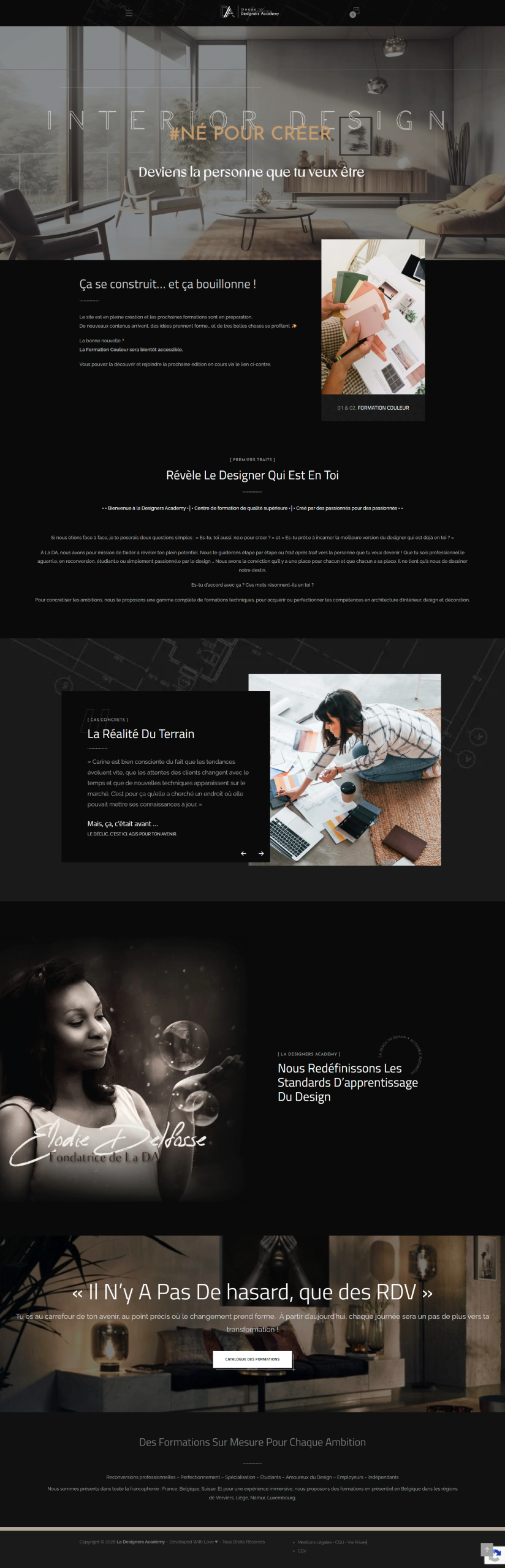 La Designers Academy - page d'accueil