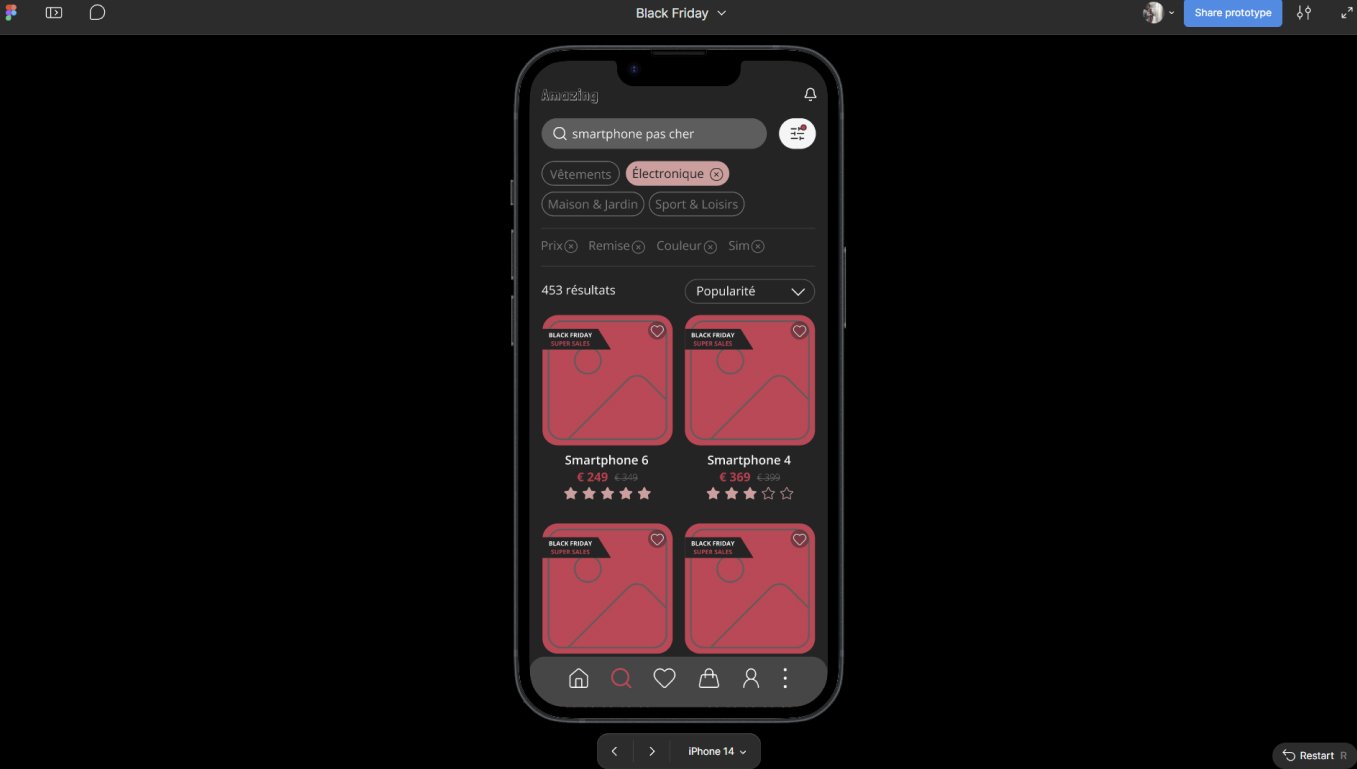Projet Black Friday - prototypage
