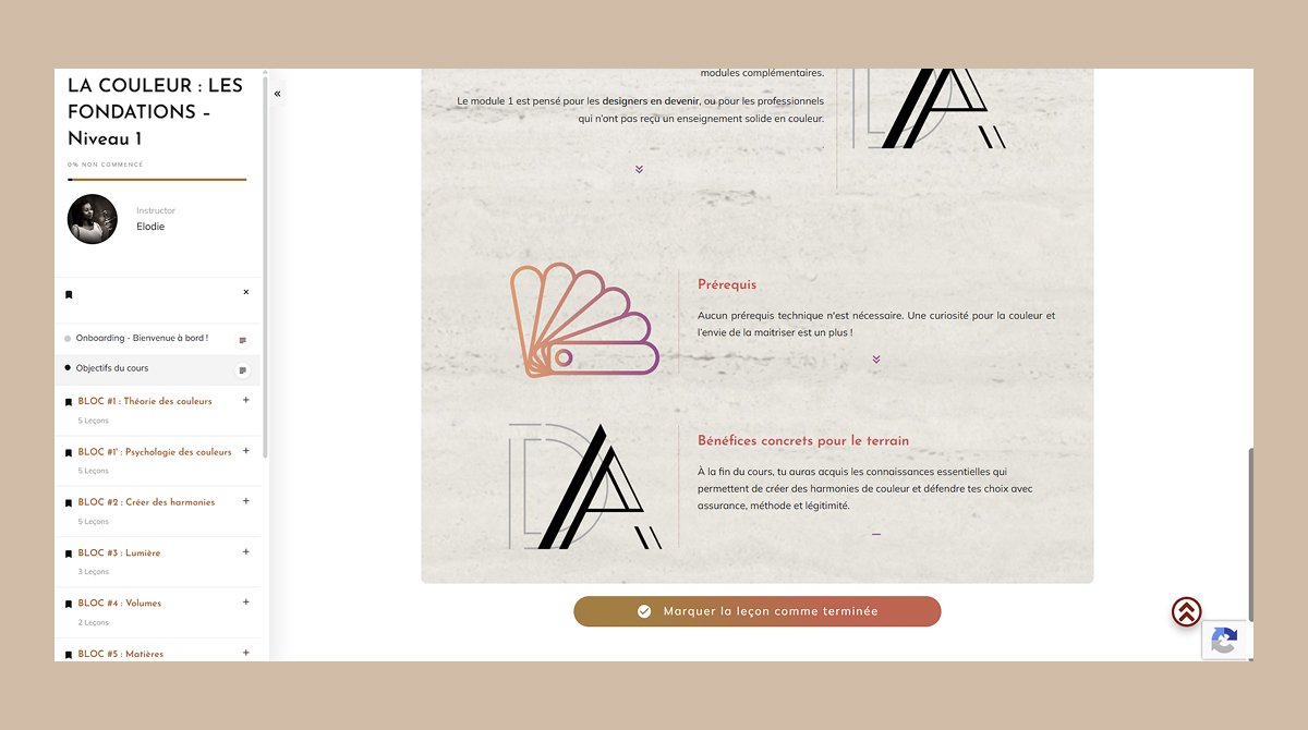 La Designers Academy - Plateforme de formation