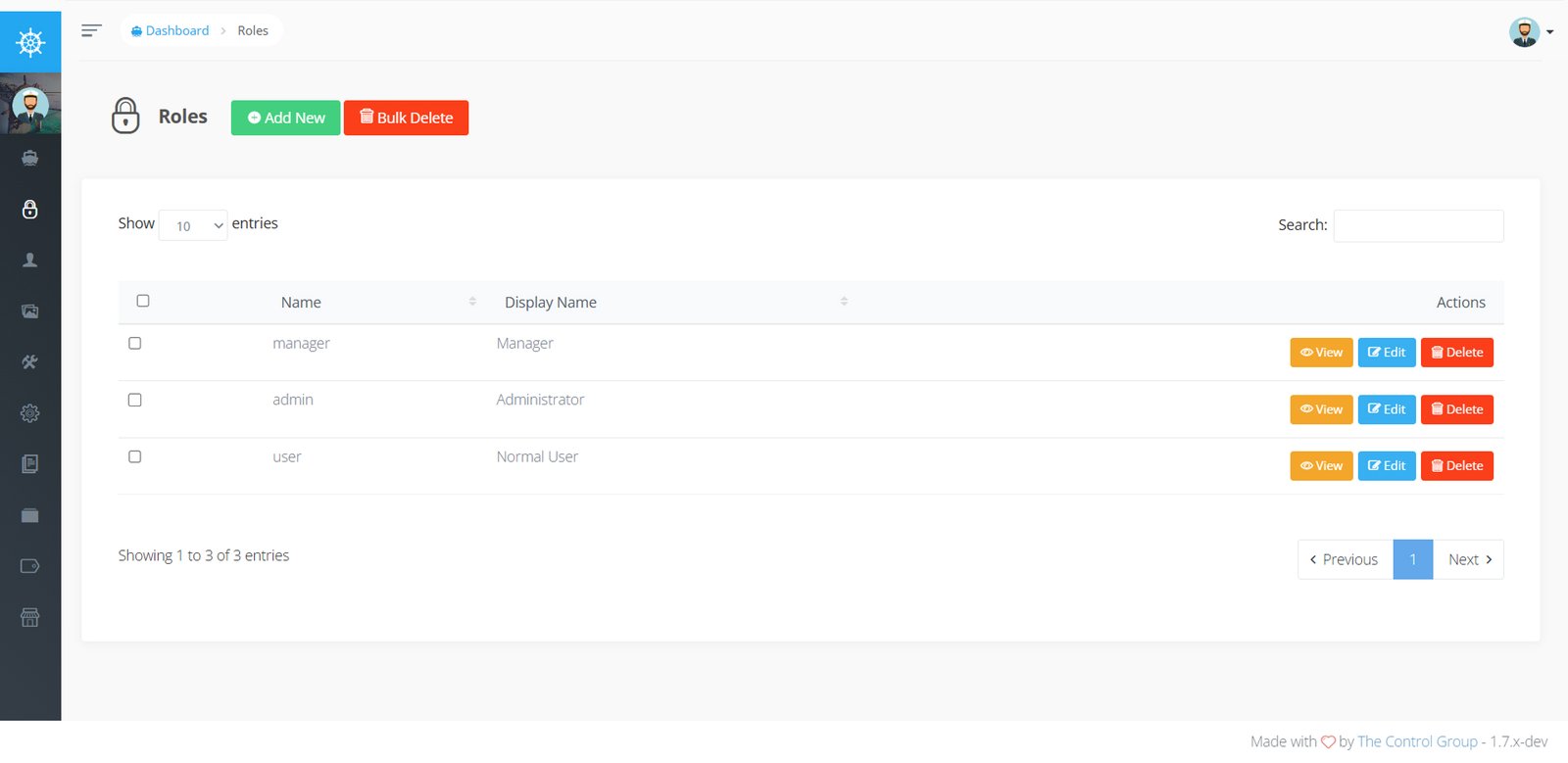 Projet Laravel/Voyager - les roles