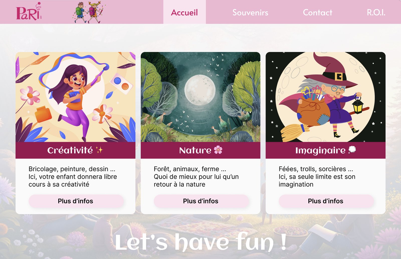 Projet Le Pari - Après redesign