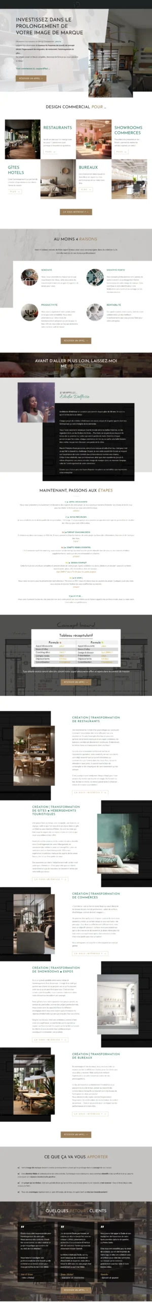 Genes'In - landing page design commercial