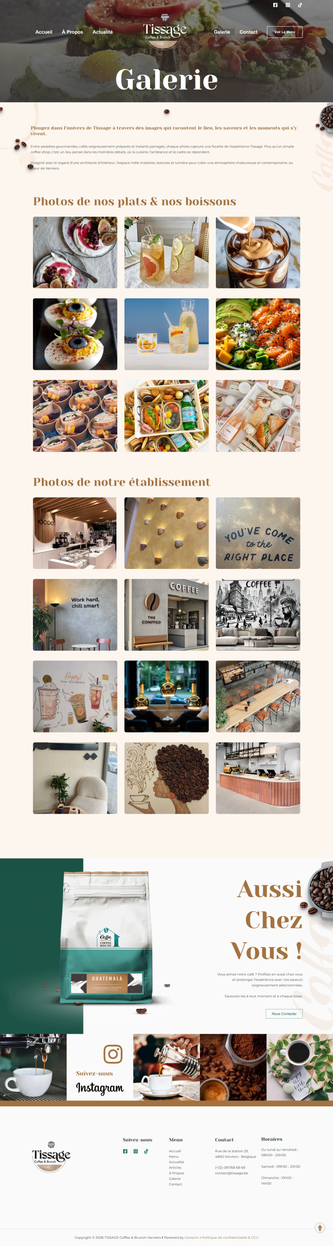Tissage - page galerie